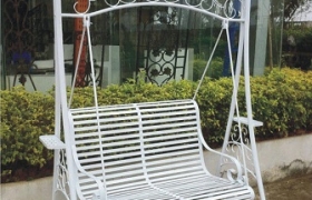 Ghế xích đu sắt sân vườn ngoài trời giá rẻ, thiết kế đẹp mắt
